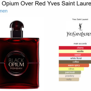 عطر ادکلن زنانه ایو سن لورن بلک اوپیوم اور رد الحمبرا (Alhambra Yves Saint Laurent Black Opium Over Red)